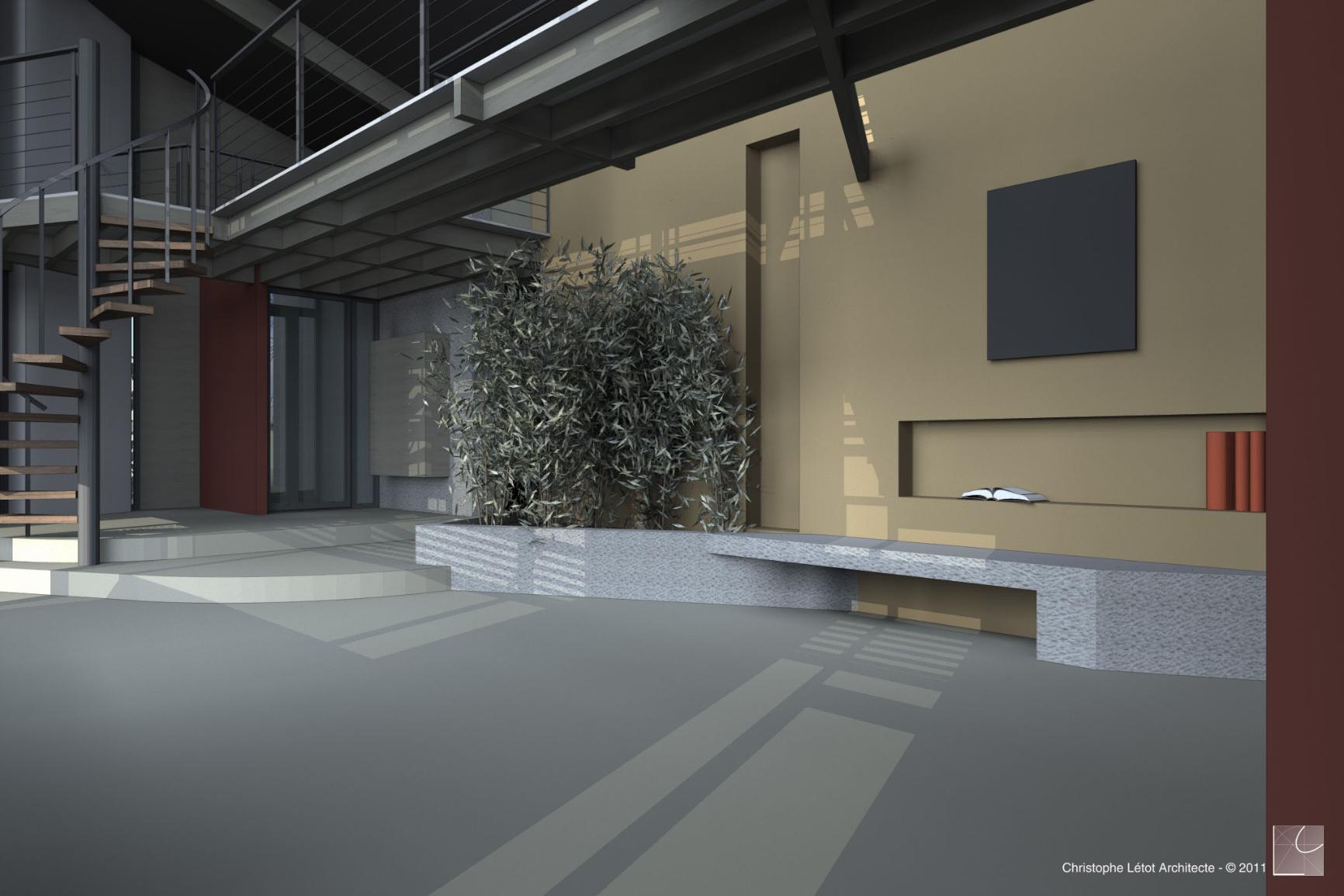 Maison bioclimatique à Bernadets — vue 9