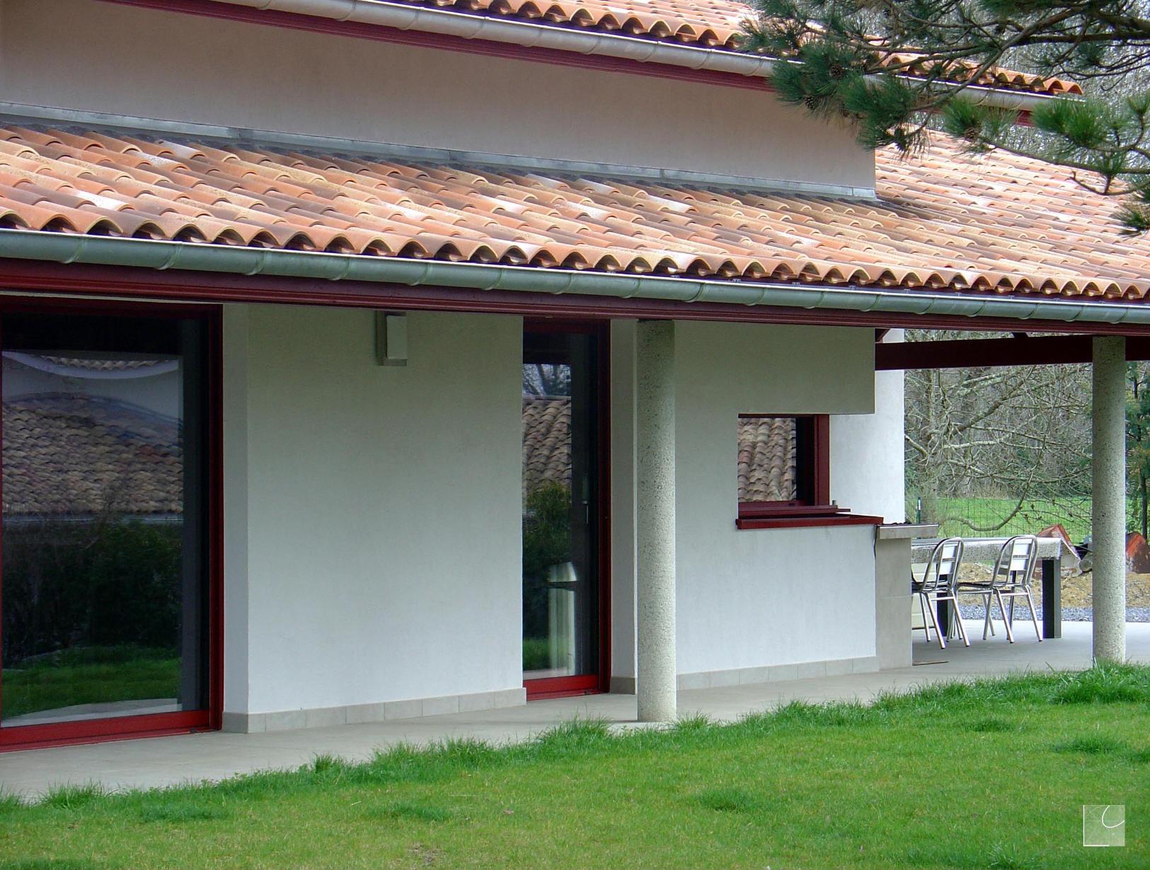 Construction de deux maisons ossature bois à Urcuit — vue 2