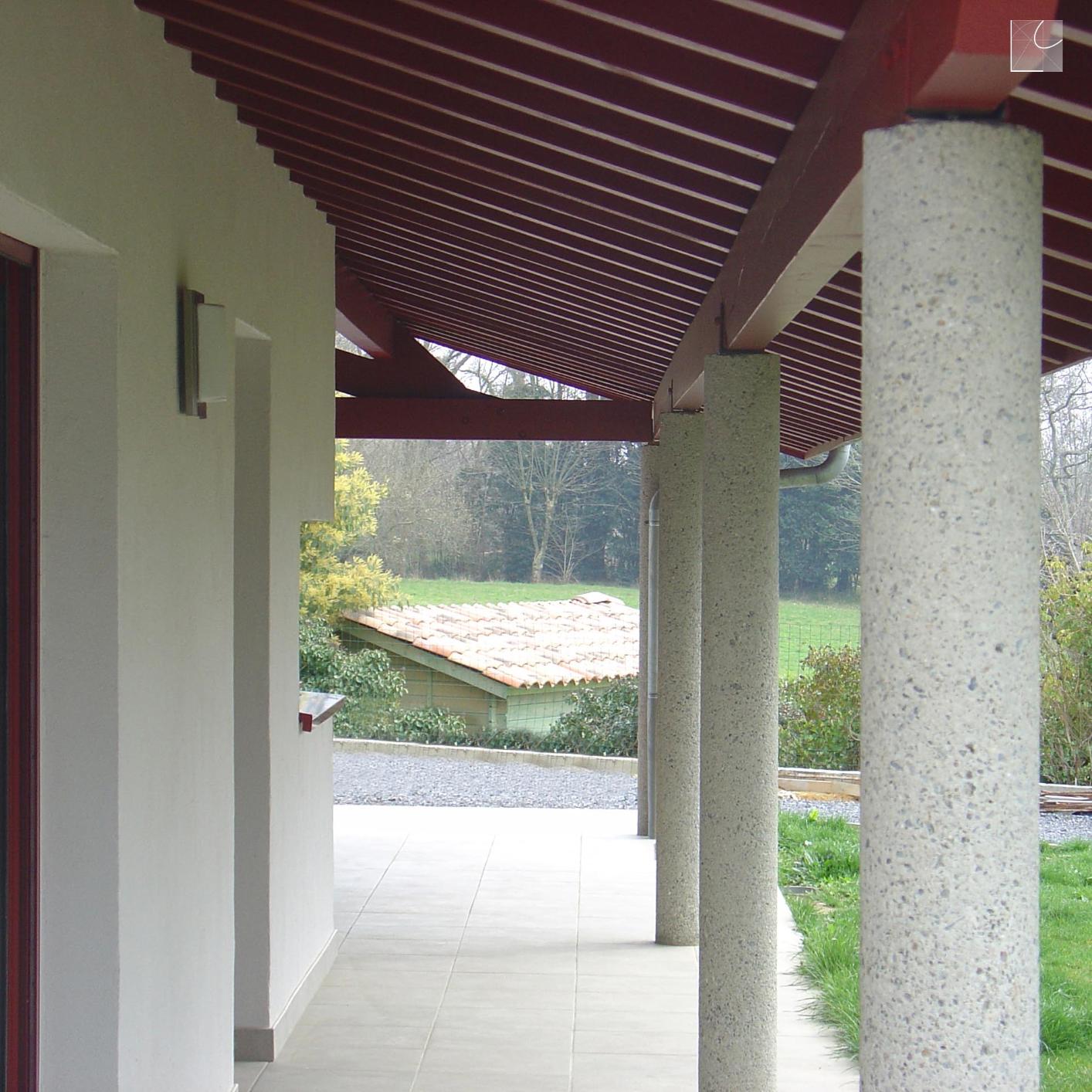 Construction de deux maisons ossature bois à Urcuit — vue 4