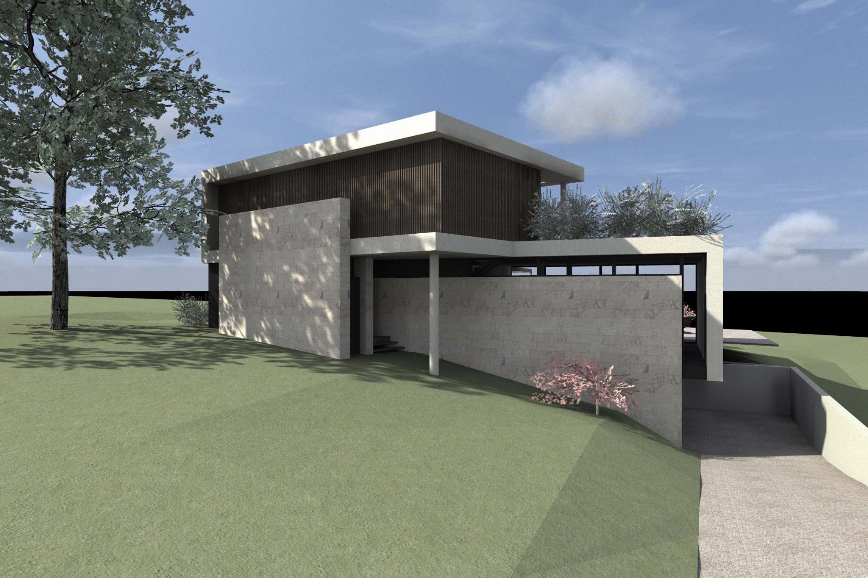 Construction de deux maisons bioclimatiques à Saint Jean de Luz — vue 2