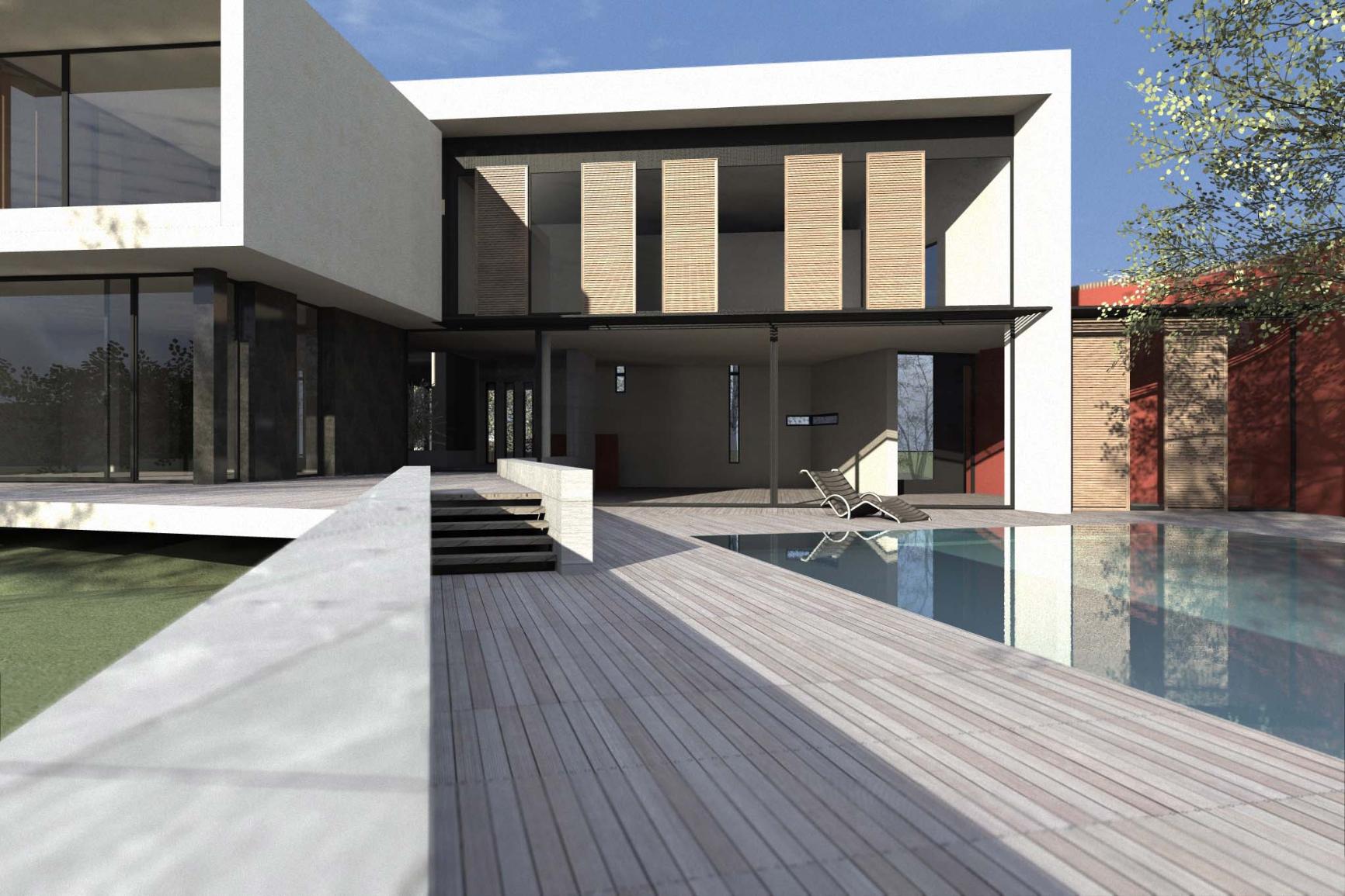 Réhabilitation extension et surélévation d’une maison individuelle à Anglet Allée de l'Impératrice — vue 6