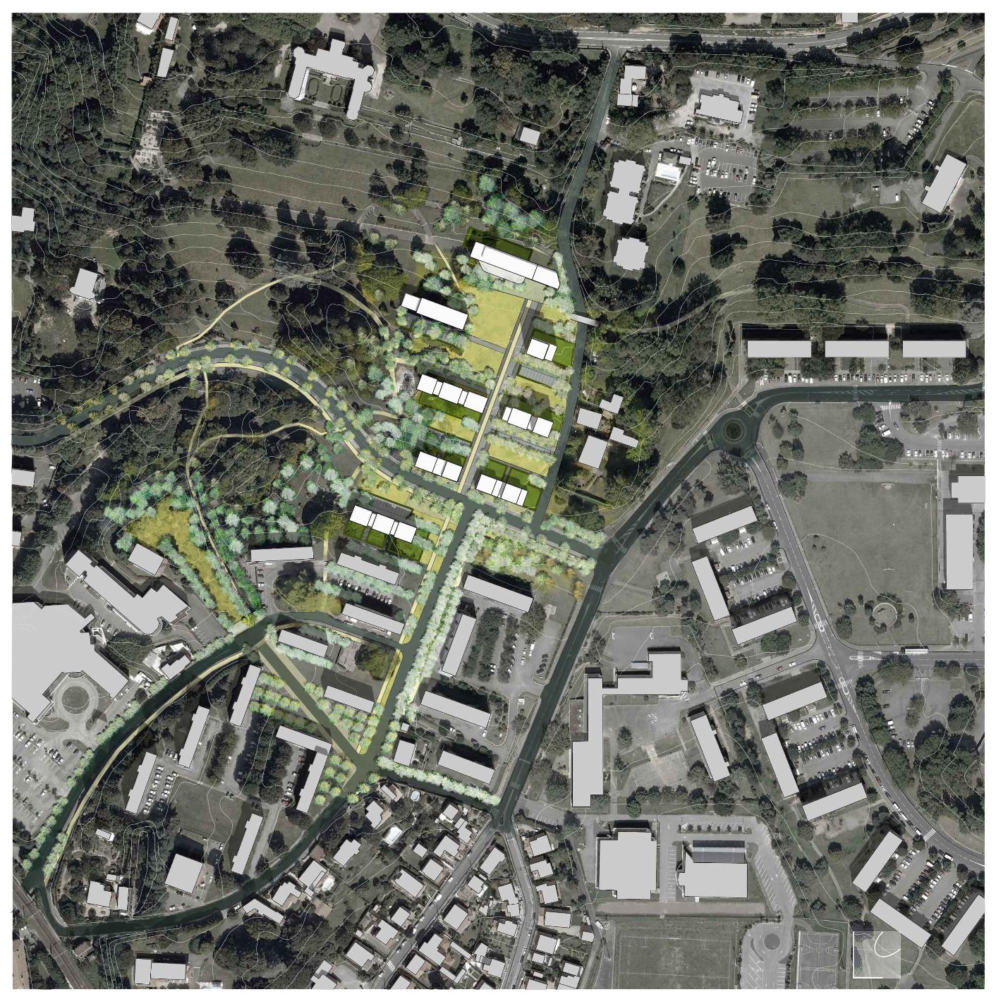 Schéma directeur paysager pour le quartier de Caradoc à Bayonne