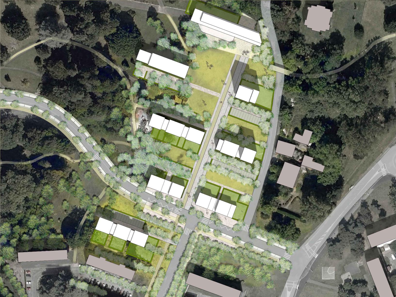 Schéma directeur paysager pour le quartier de Caradoc à Bayonne — vue 2