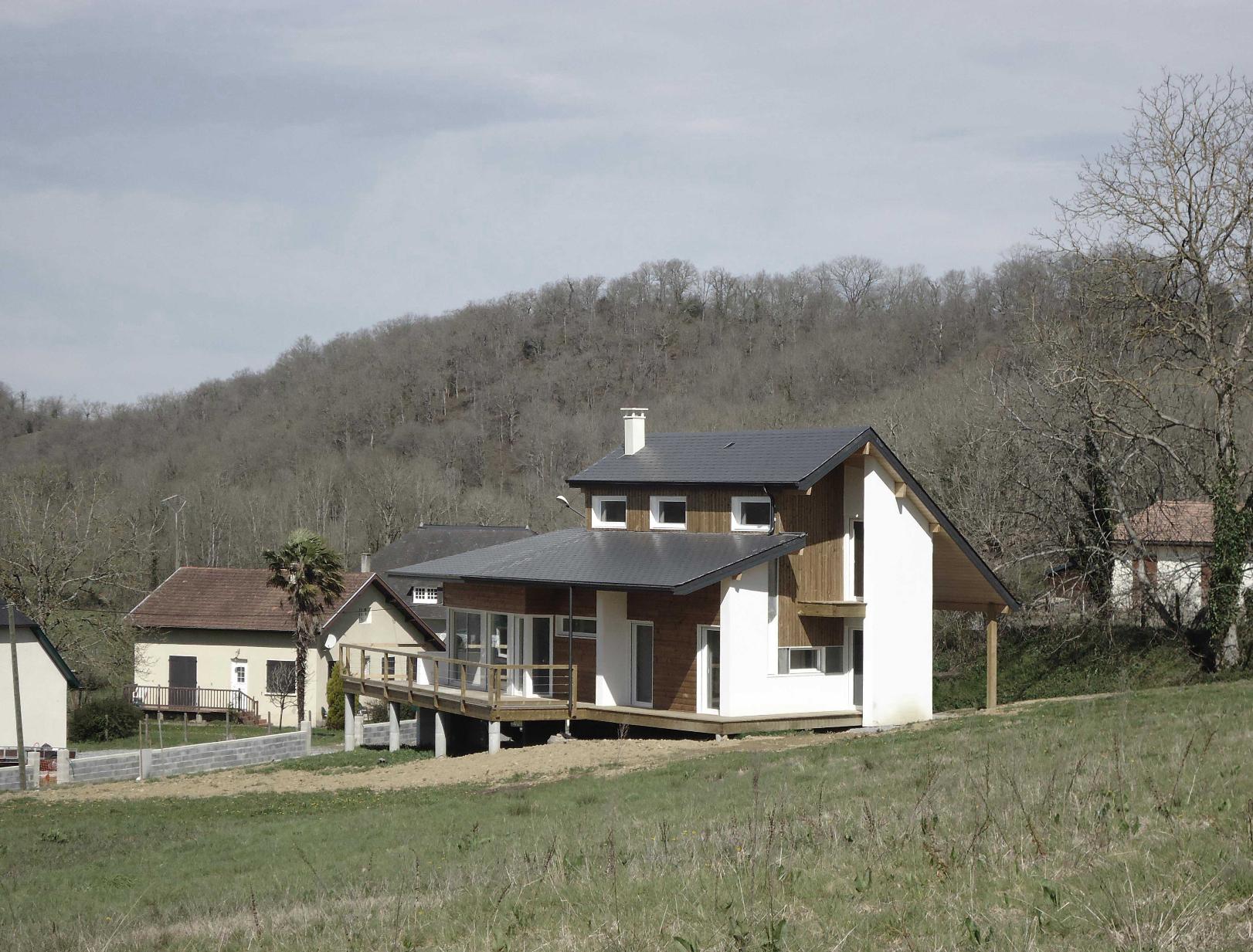 Construction d'une maison ossature bois à Trois Villes