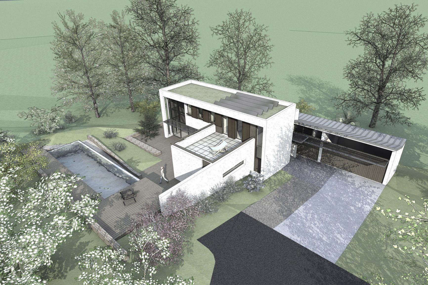 Maison d'habitation bioclimatique et studio locatif à Biarritz — vue 3