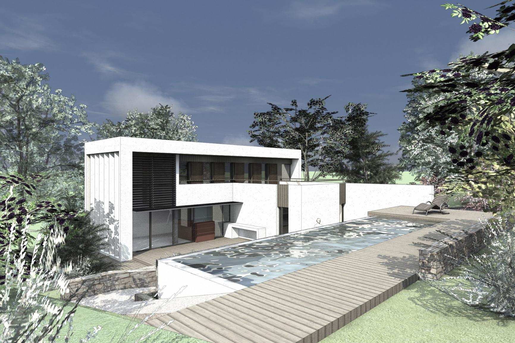 Maison d'habitation bioclimatique et studio locatif à Biarritz