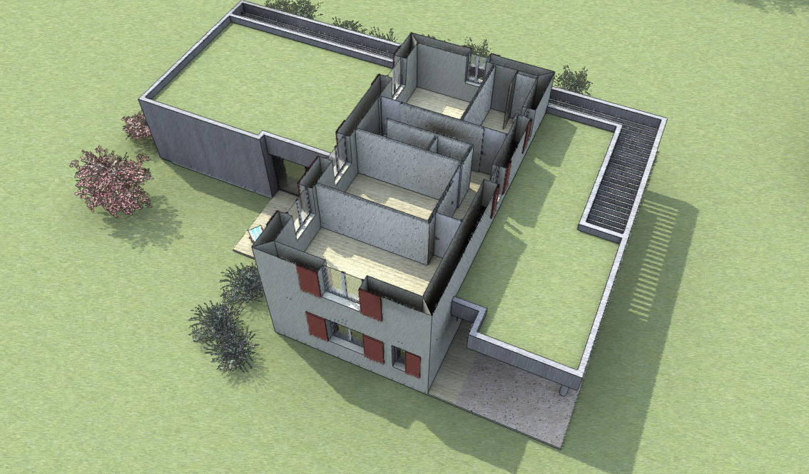 Réhabilitation et extension d’une maison individuelle à Saint Martin de Seignanx — vue 3