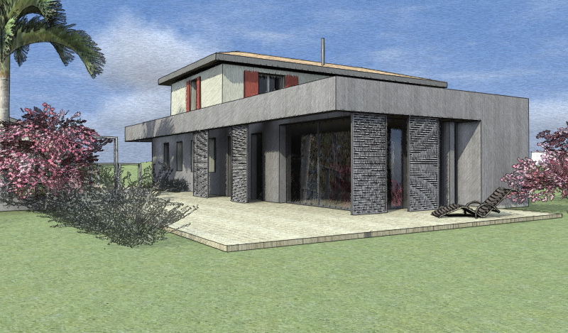 Réhabilitation et extension d’une maison individuelle à Saint Martin de Seignanx — vue 8