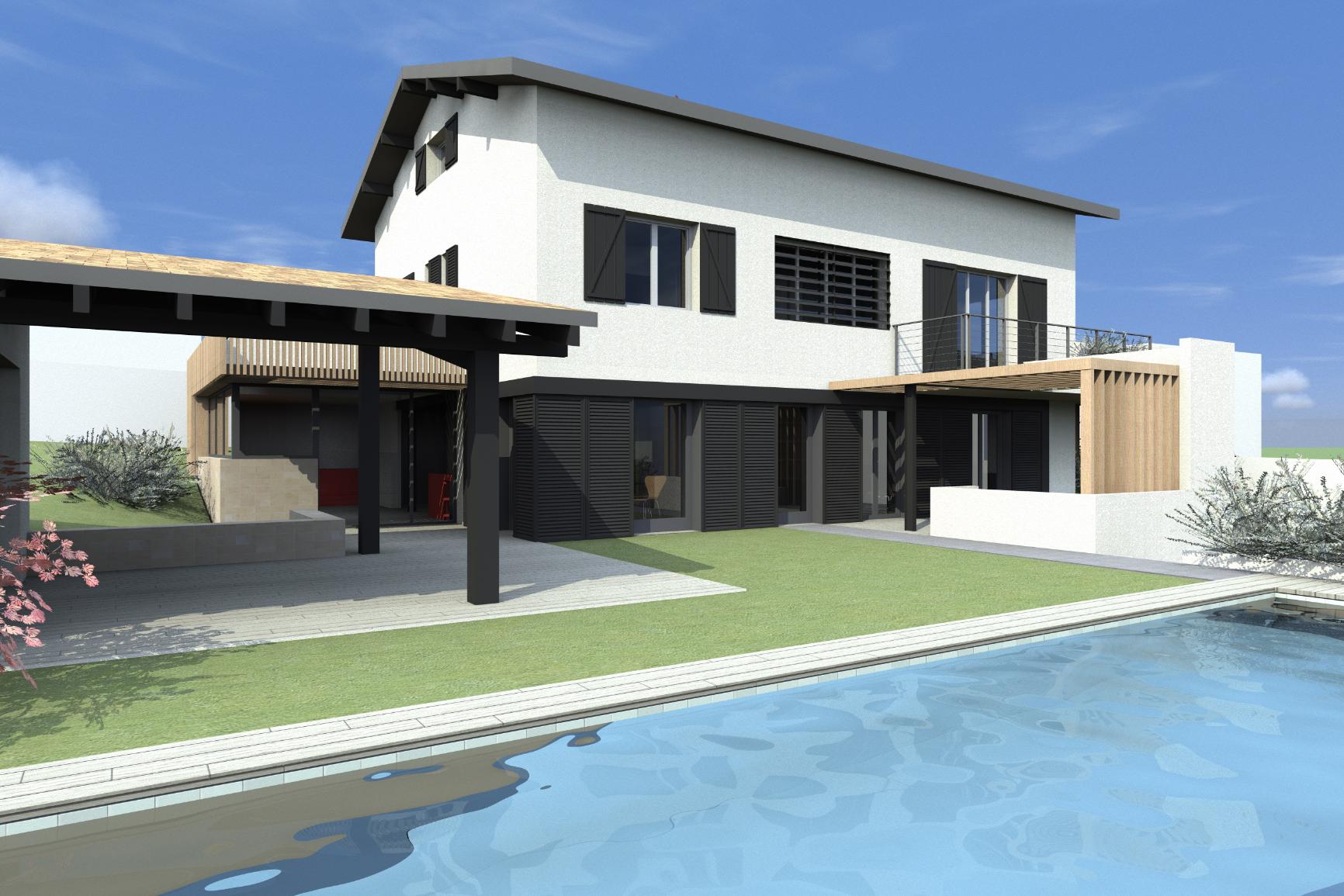 Rehabilitation et extension à Anglet — vue 14