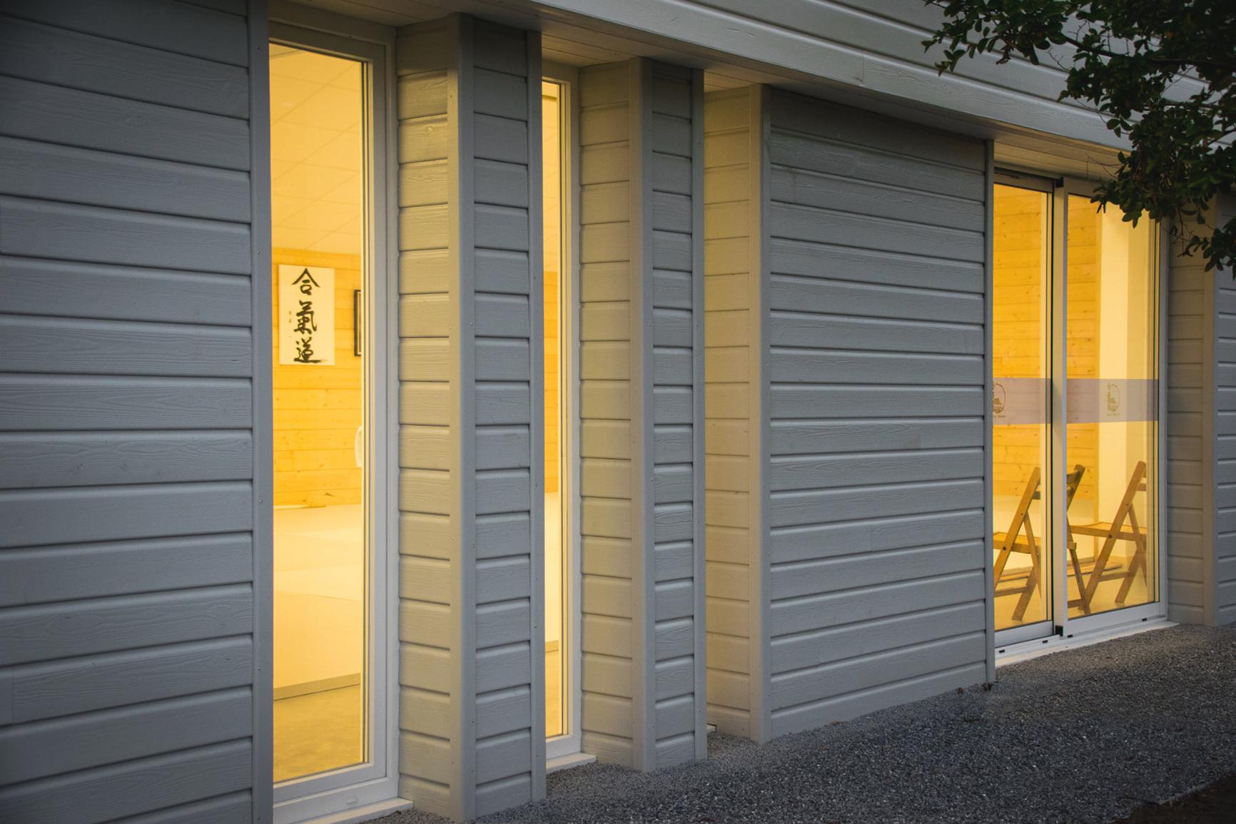 Construction d'un dojo ossature bois à Boucau